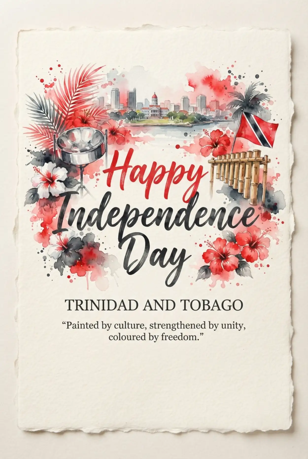 Free Download Trinidad And Tobago Independence Day 2026 Shareable Images - High Quality Trinidad And Tobago Independence Day 2026 Image