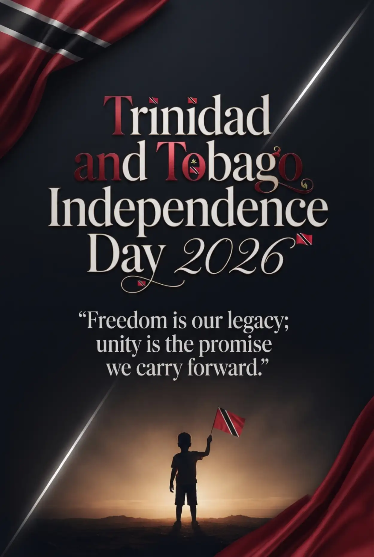 Free Download Trinidad And Tobago Independence Day 2026 Social Media Poster - High Quality Trinidad And Tobago Independence Day 2026 Image