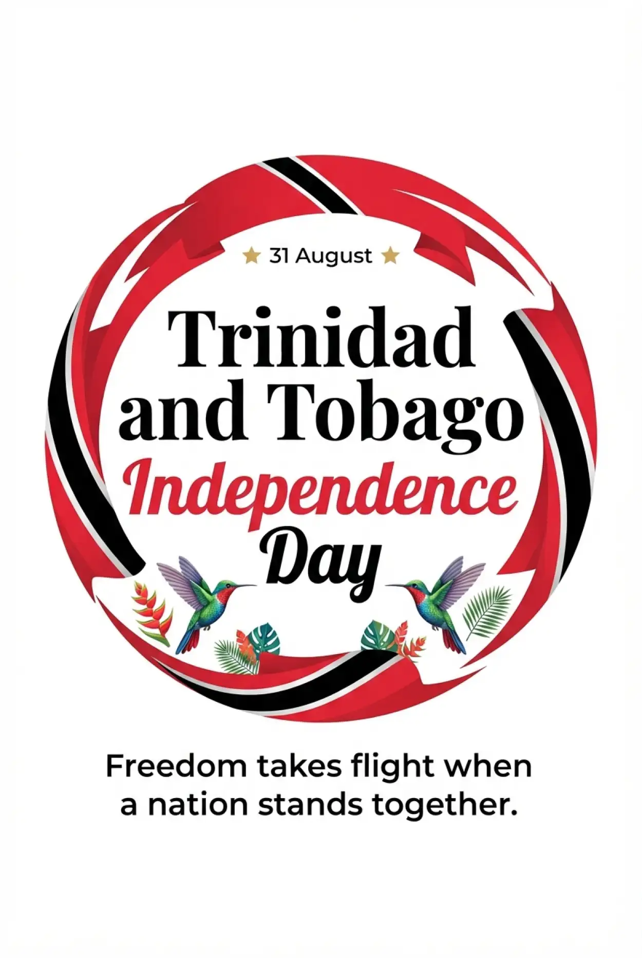 Free Download Trinidad And Tobago Independence Day Flag Images 2026 - High Quality Trinidad And Tobago Independence Day 2026 Image