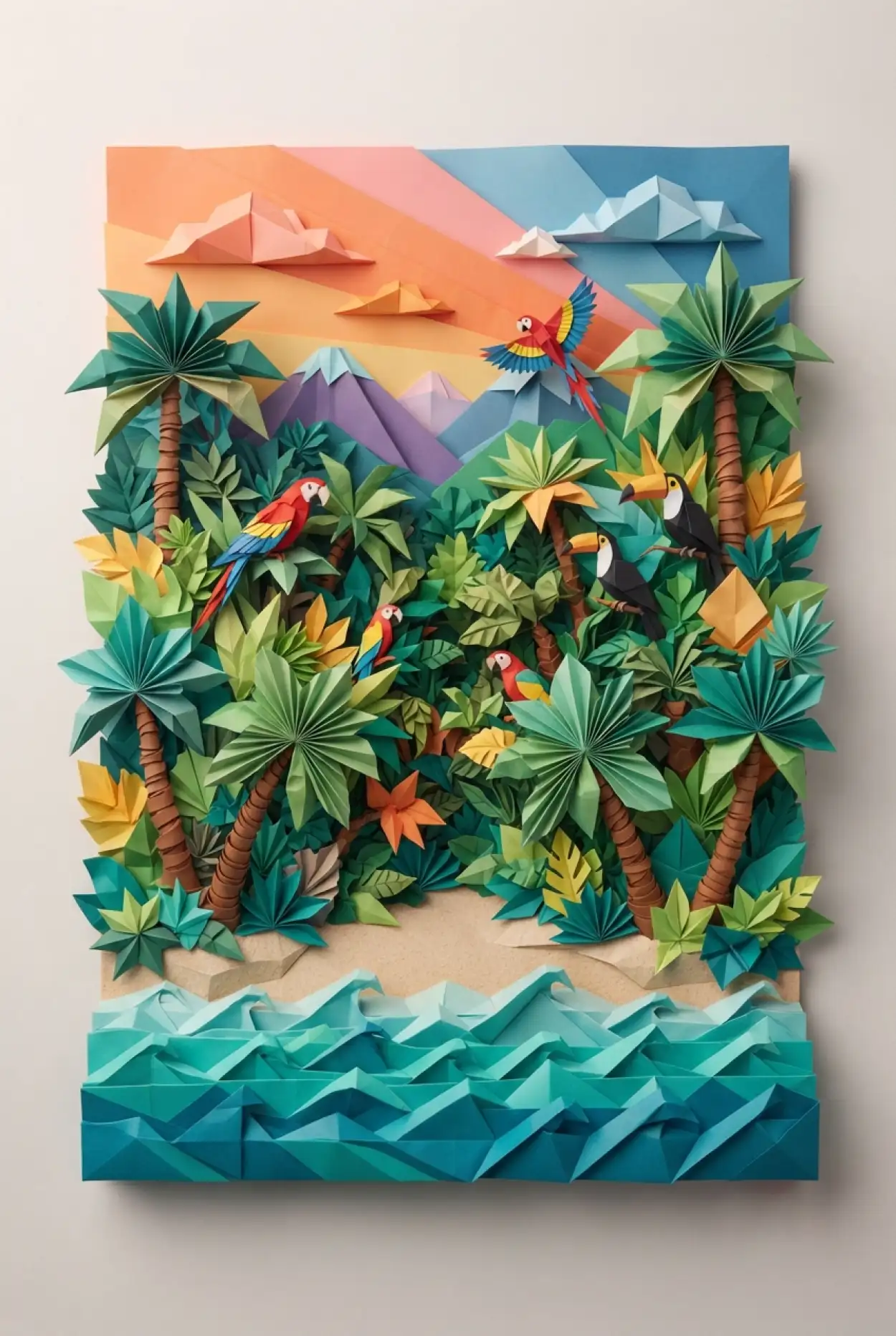 Free Download Tropical Birthday Party Background - High Quality Tropical Summer Background Background Image
