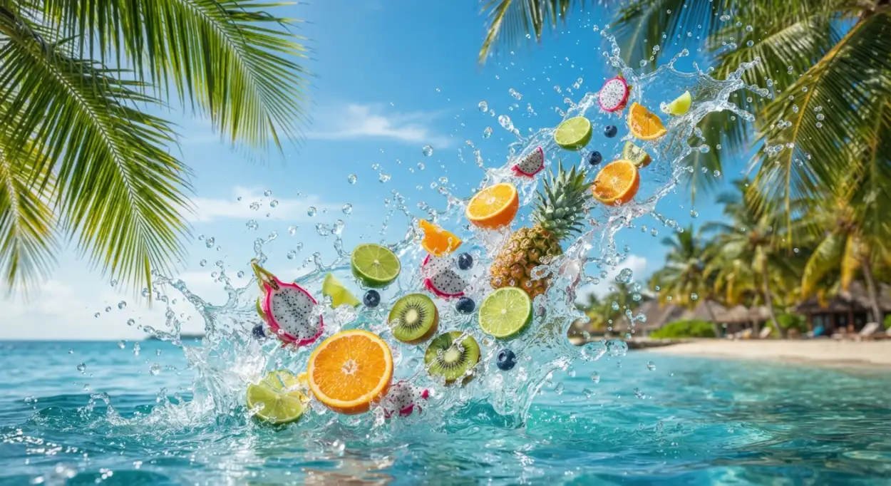 Free Download Tropical Drink Background - High Quality Tropical Summer Background Background Image