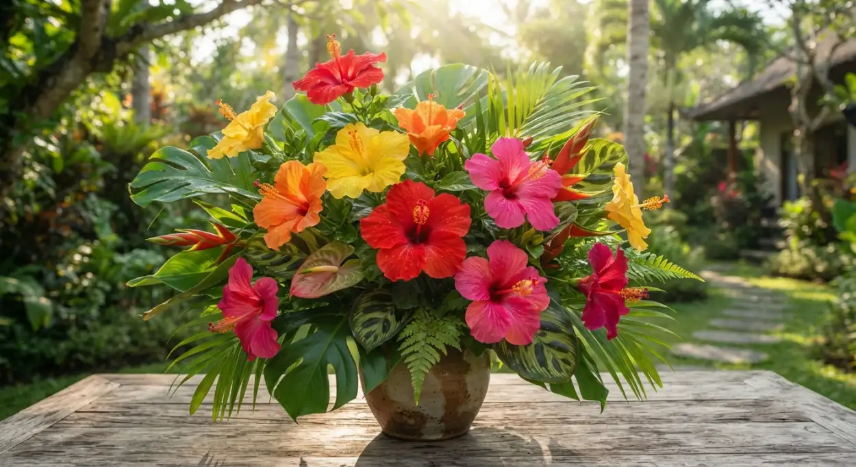 Free Download Tropical Hibiscus Background - High Quality Tropical Summer Background Background Image