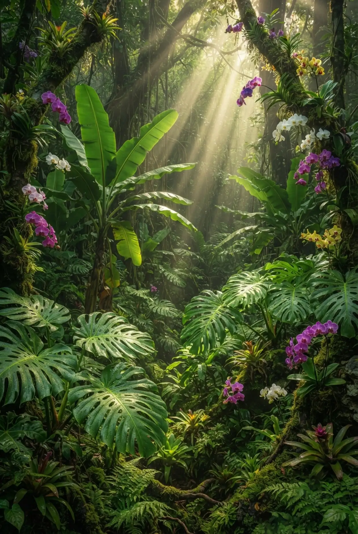 Free Download Tropical Jungle Background - High Quality Tropical Summer Background Background Image