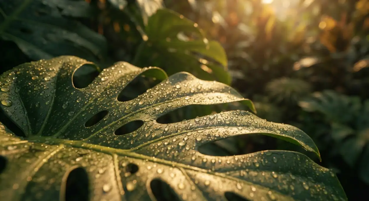 Free Download Tropical Leaves Background - High Quality Tropical Summer Background Background Image