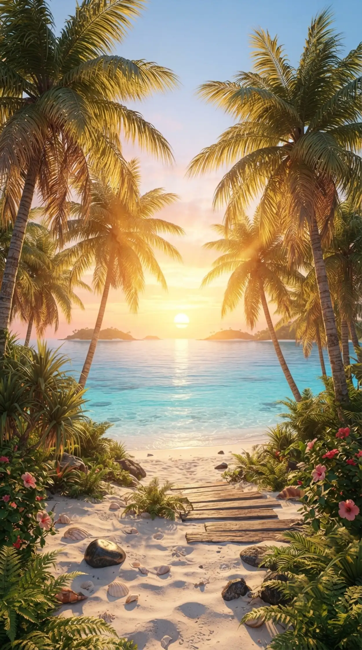 Free Download Tropical Summer Poster Background - High Quality Tropical Summer Background Background Image