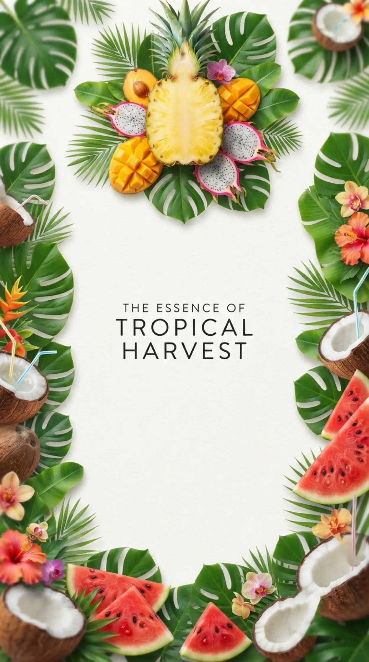 Free Download Tropical Watermelon Background - High Quality Tropical Summer Background Background Image