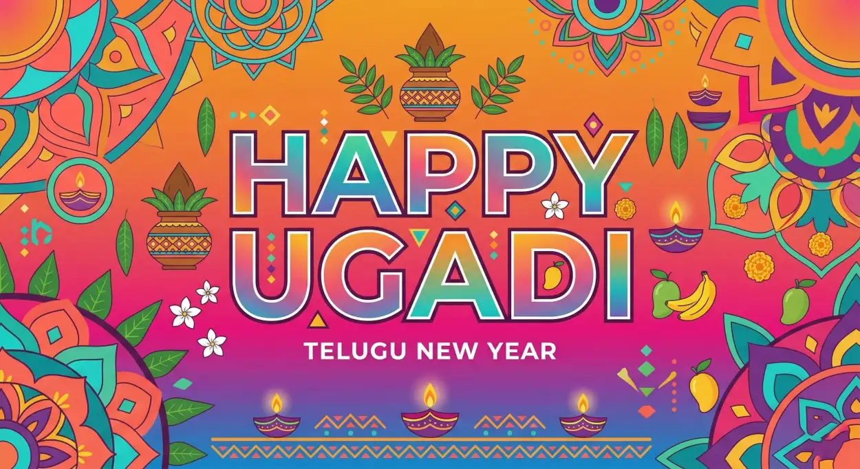 Free Download Ugadi Festival 2026 Wishes - High Quality Happy Ugadi Image