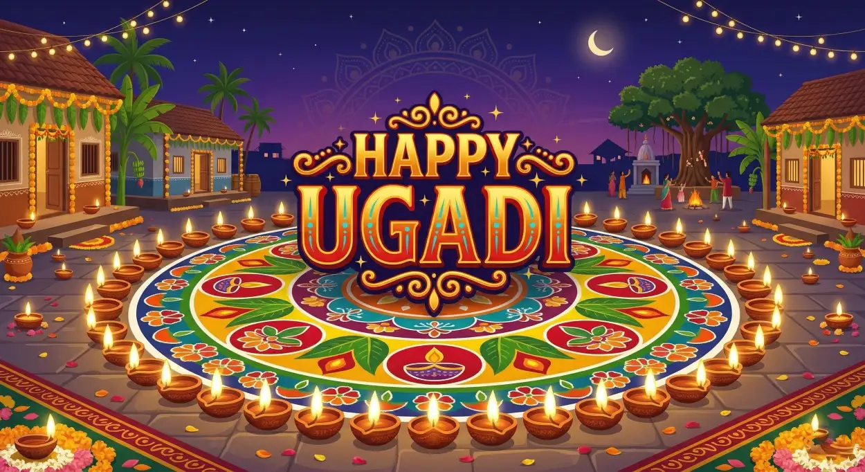 Free Download Ugadi Festival Greeting Images 2026 - High Quality Happy Ugadi Image