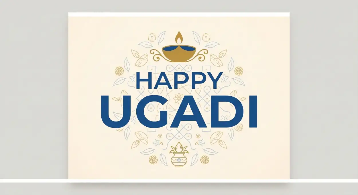 Free Download Ugadi Greeting Card Design - High Quality Happy Ugadi Image