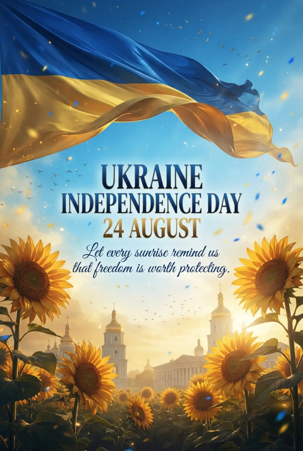 Free Download Ukraine Independence Day 2026 Quotes In Ukrainian - High Quality Ukraine Independence Day 2026 Image