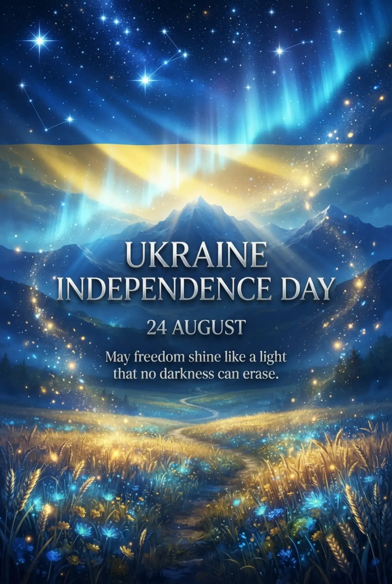 Free Download Ukraine Independence Day 2026 Whatsapp Wishes - High Quality Ukraine Independence Day 2026 Image