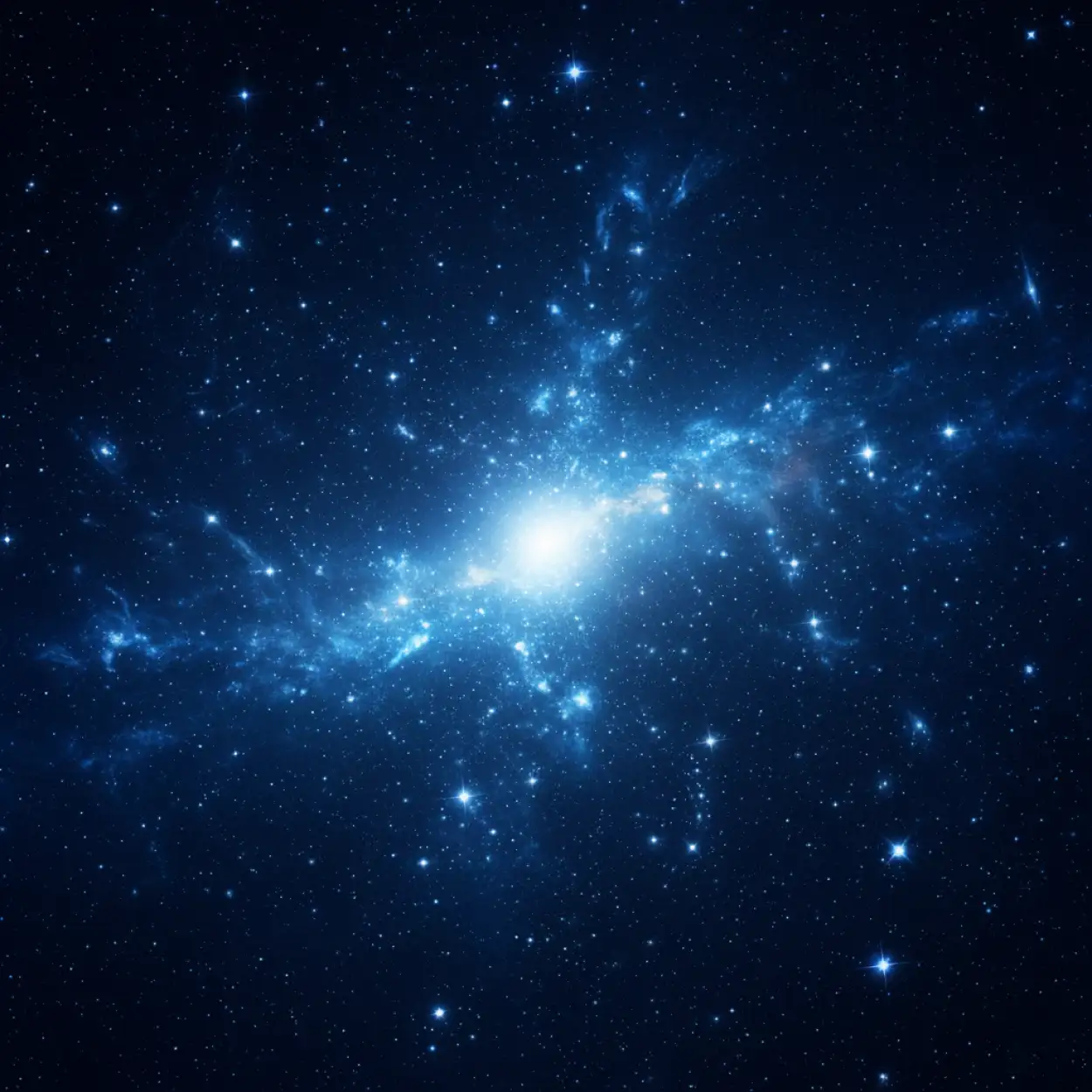 ultra-realistic blue background for YouTube thumbnail design 2025