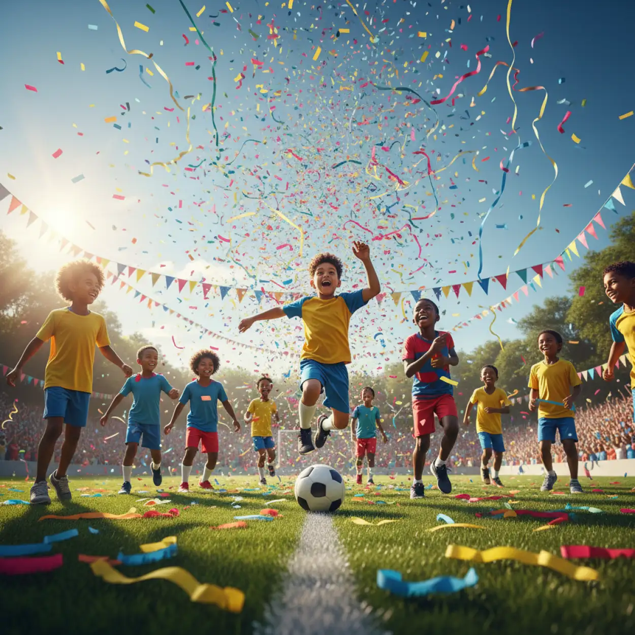 ultra-realistic children day background wallpaper