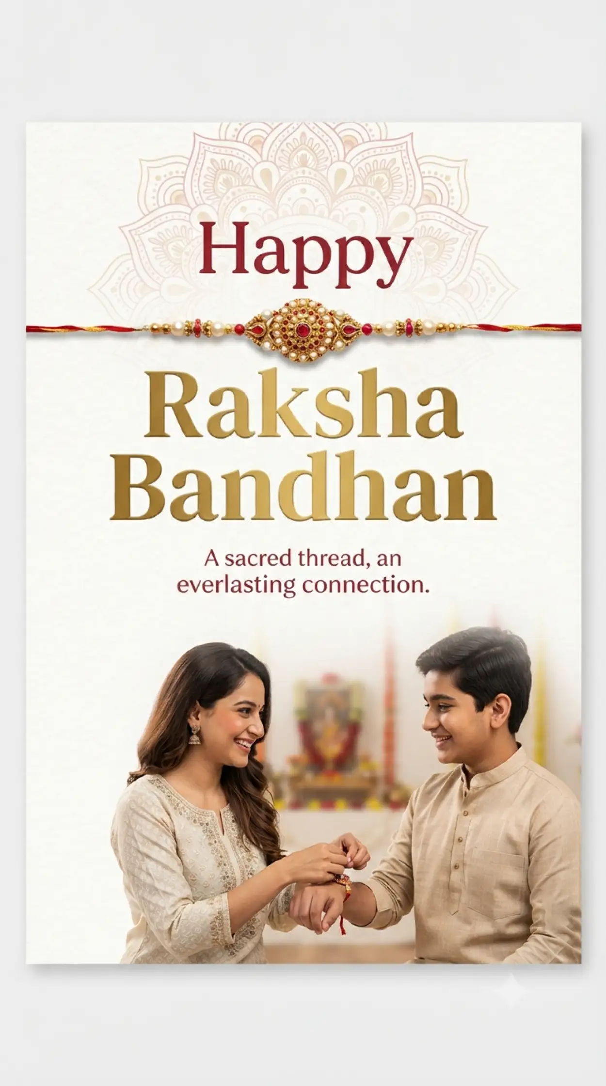 Free Download Unique And Creative Raksha Bandhan Greetings Ideas - High Quality Happy Raksha Bandhan Greetings Image