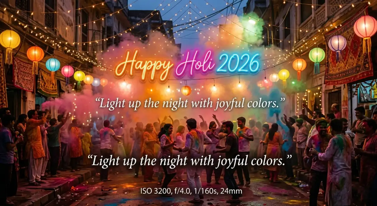Free Download Unique Happy Holi Wishes 2026 Greeting Card Text - High Quality Happy Holi Wishes 2026 Image
