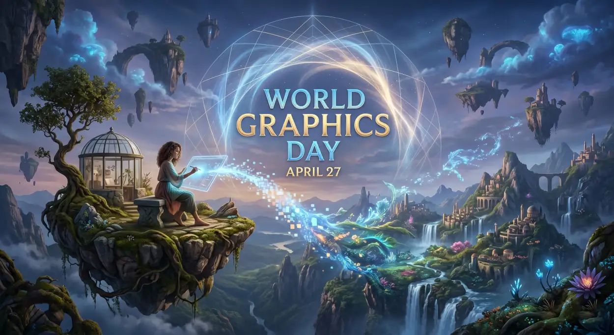 Free Download Unique World Graphics Day Creative Designs - High Quality World Graphics Day 2026 Image