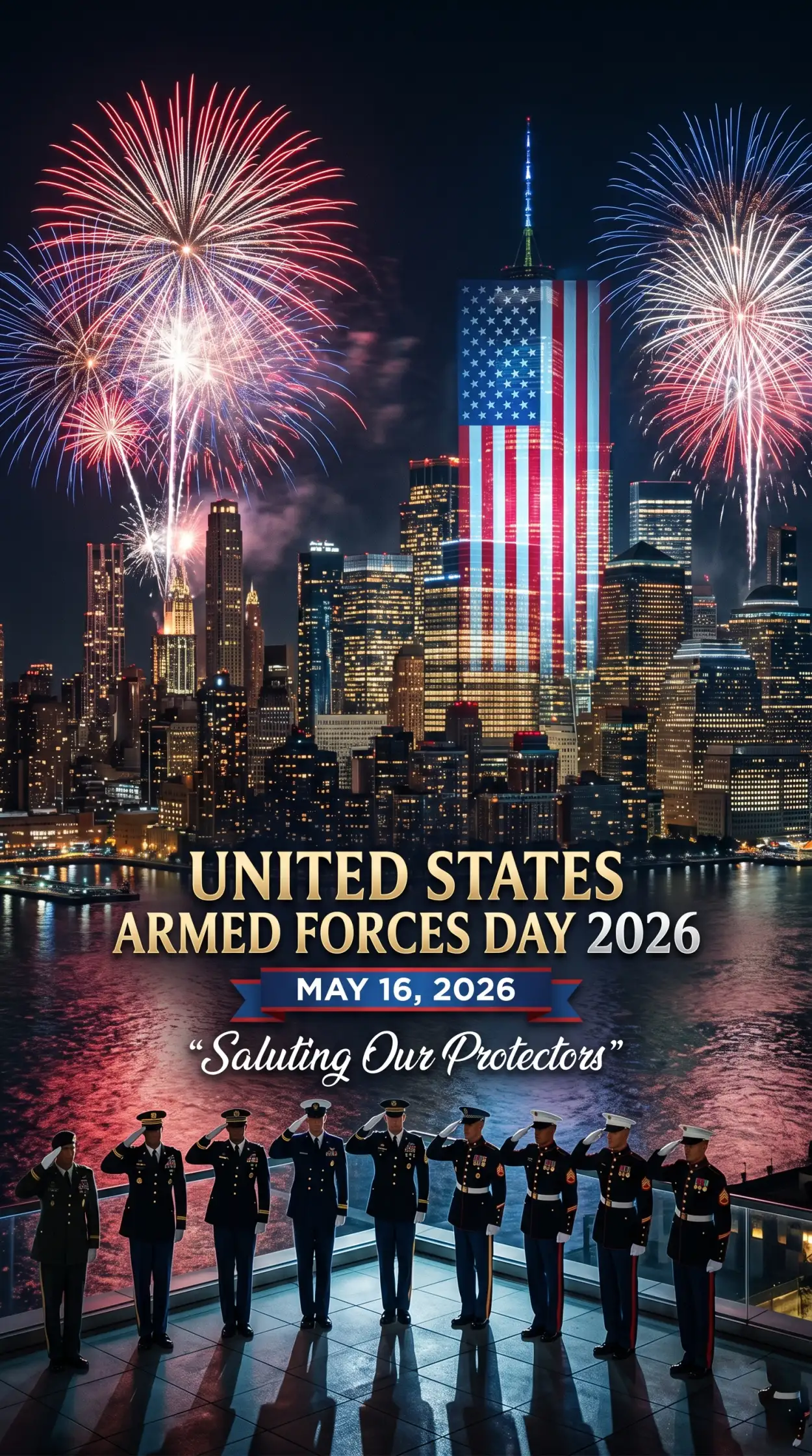 Free Download United States Armed Forces Day 2026 Professional Patriotic Poster - High Quality United States Armed Forces Day 2026 Image