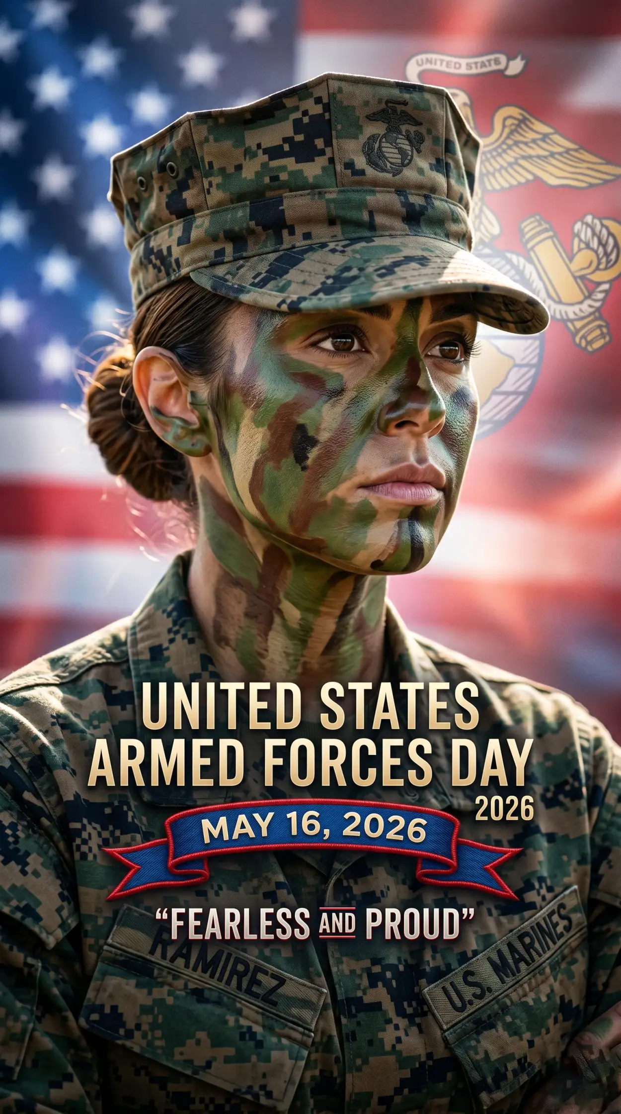 Free Download United States Armed Forces Day 2026 Ultra Realistic Soldier Artwork - High Quality United States Armed Forces Day 2026 Image