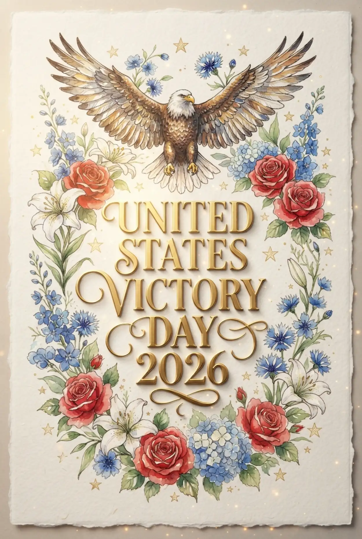 Free Download United States Victory Day 2026 Patriotic Banner - High Quality United States Victory Day 2026 Image