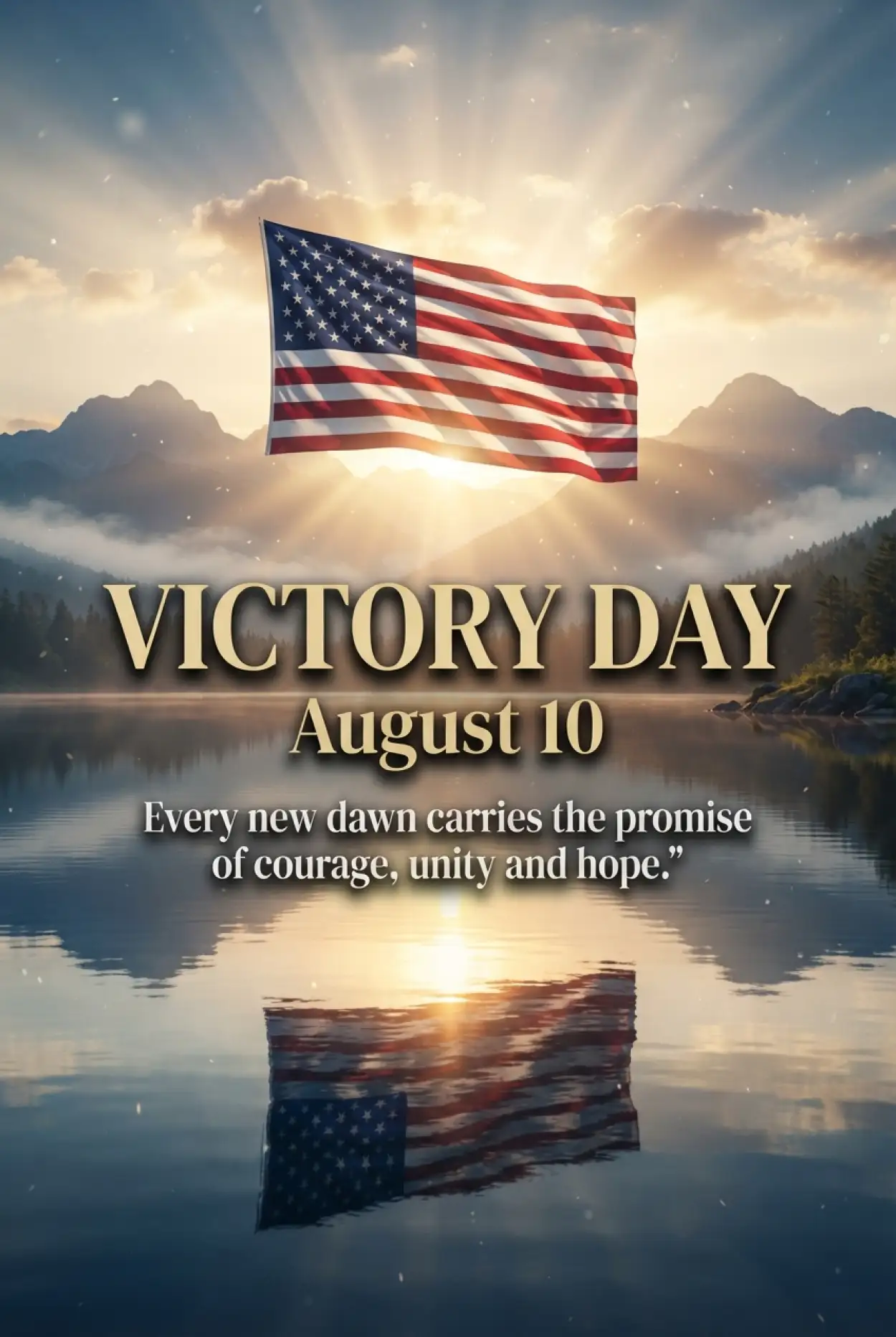 Free Download United States Victory Day 2026 Patriotic Poster Template - High Quality United States Victory Day 2026 Image