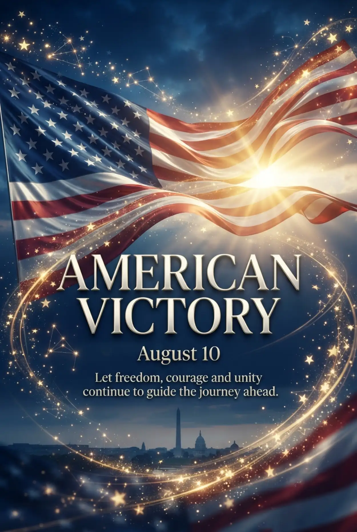 Free Download United States Victory Day 2026 Usa Patriotic Poster - High Quality United States Victory Day 2026 Image