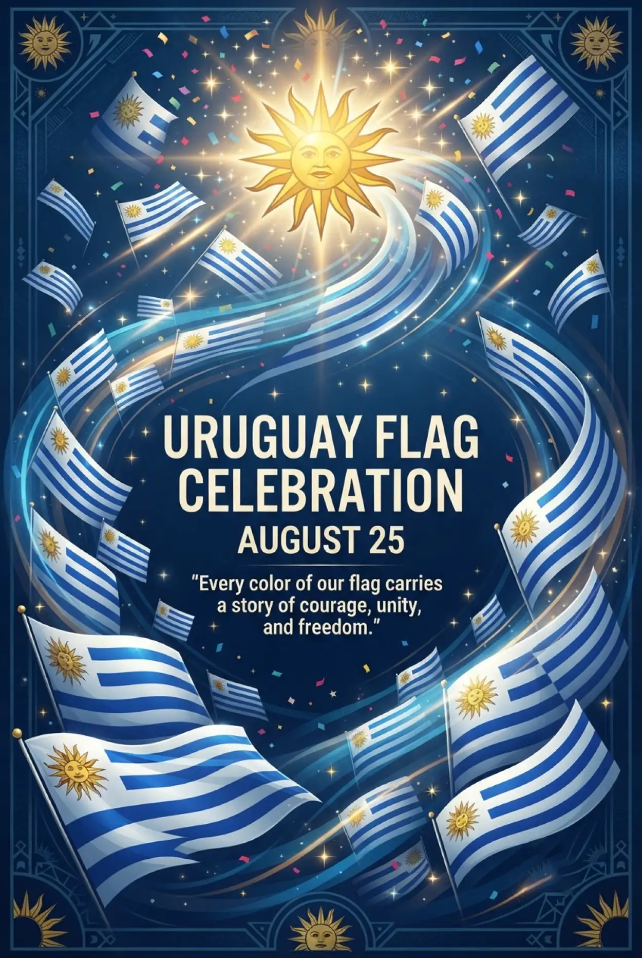 Free Download Uruguay 201st Independence Day Celebration - High Quality Uruguay Independence Day 2026 Image
