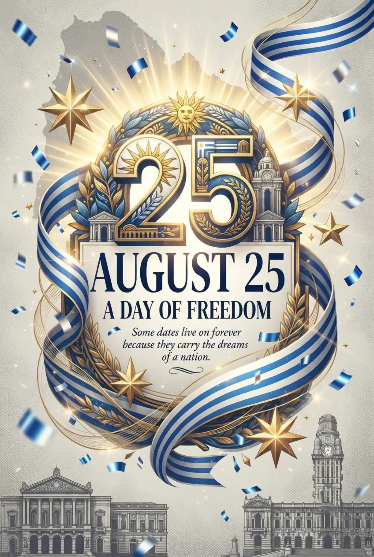 Free Download Uruguay Freedom And Independence Celebration 2026 - High Quality Uruguay Independence Day 2026 Image
