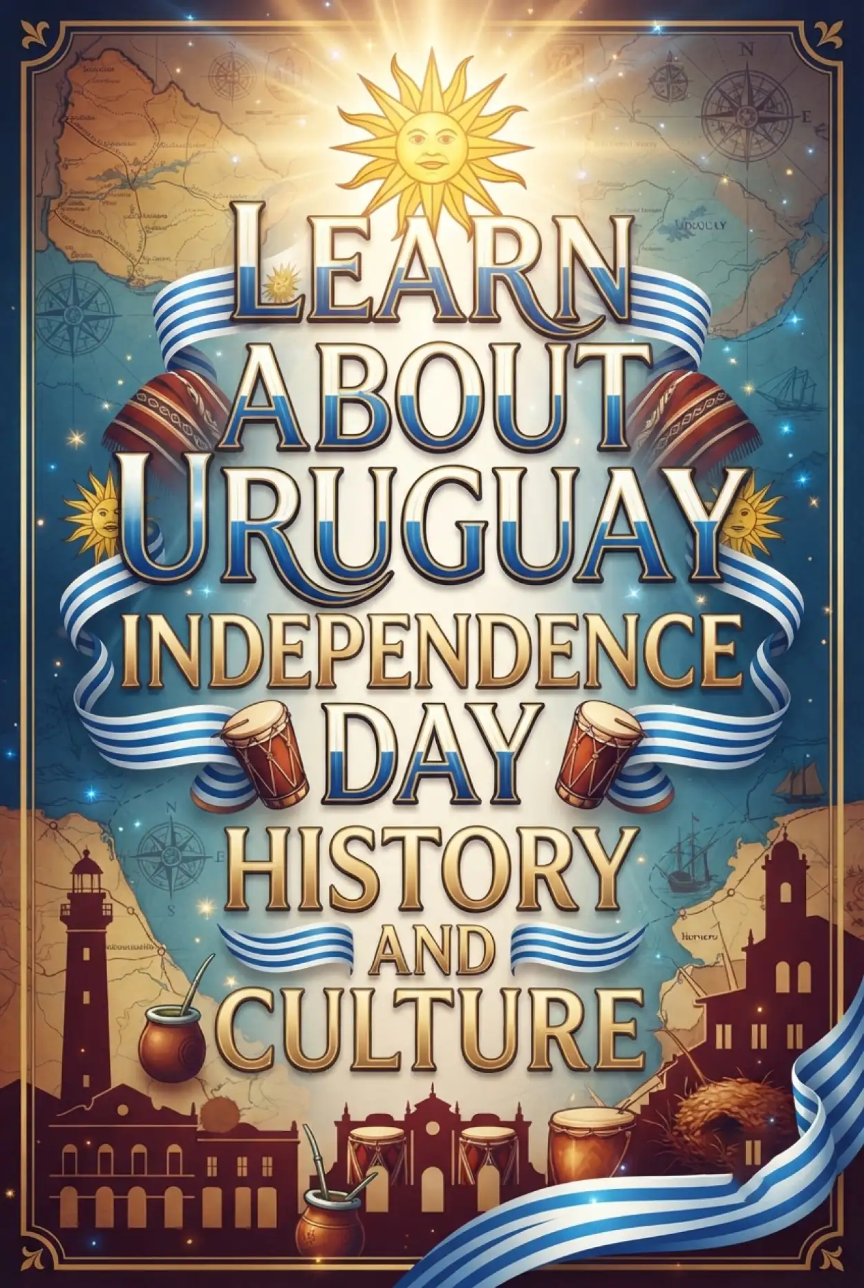 Free Download Uruguay Independence Day Posters - High Quality Uruguay Independence Day 2026 Image