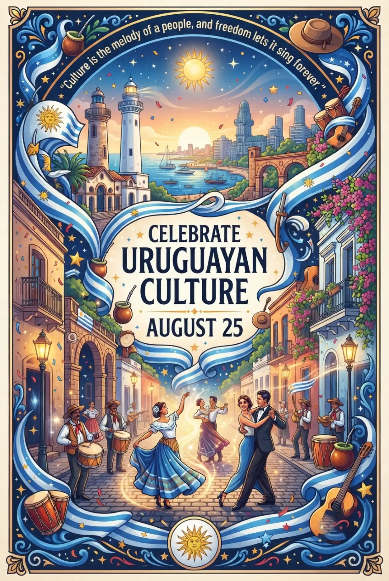 Free Download Uruguay National Celebration - High Quality Uruguay Independence Day 2026 Image