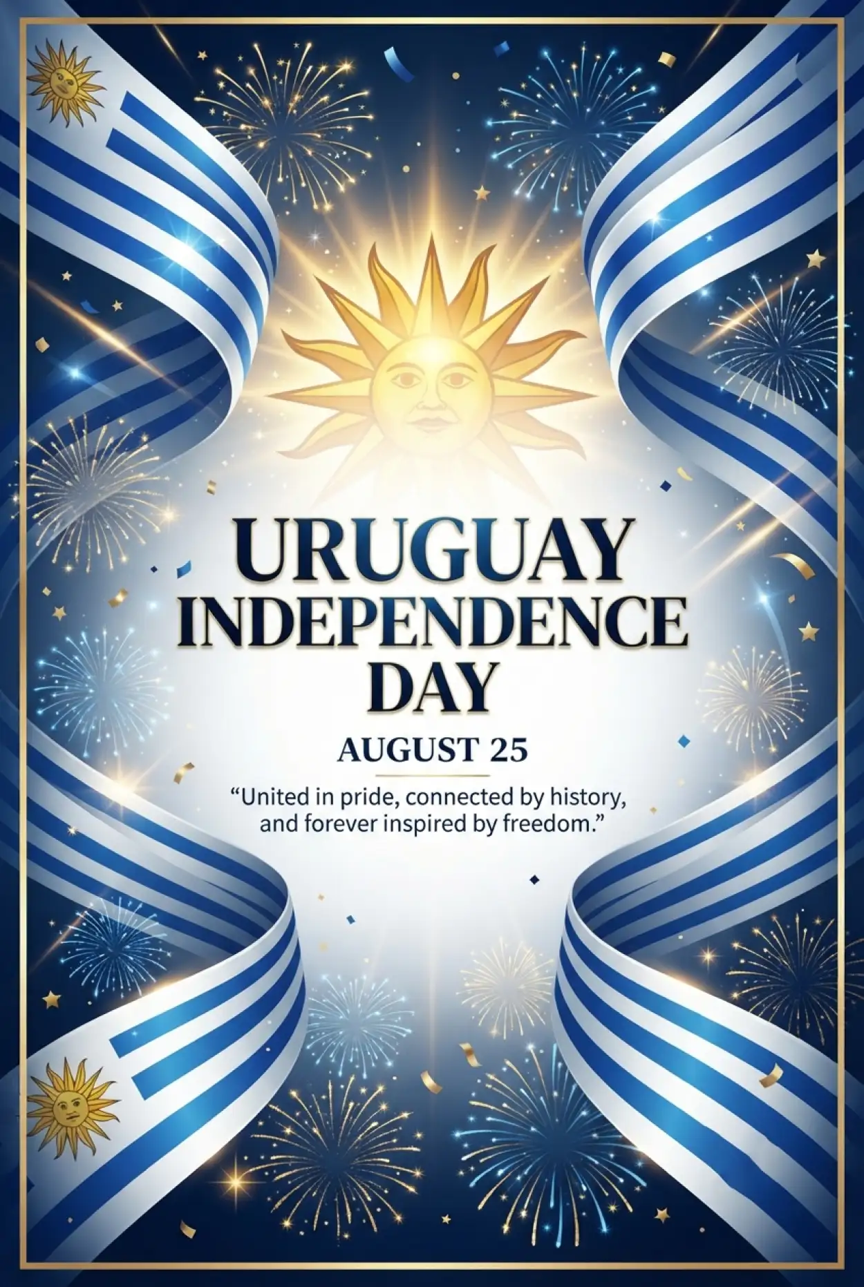 Free Download Uruguay National Pride And Independence Anniversary 2026 - High Quality Uruguay Independence Day 2026 Image