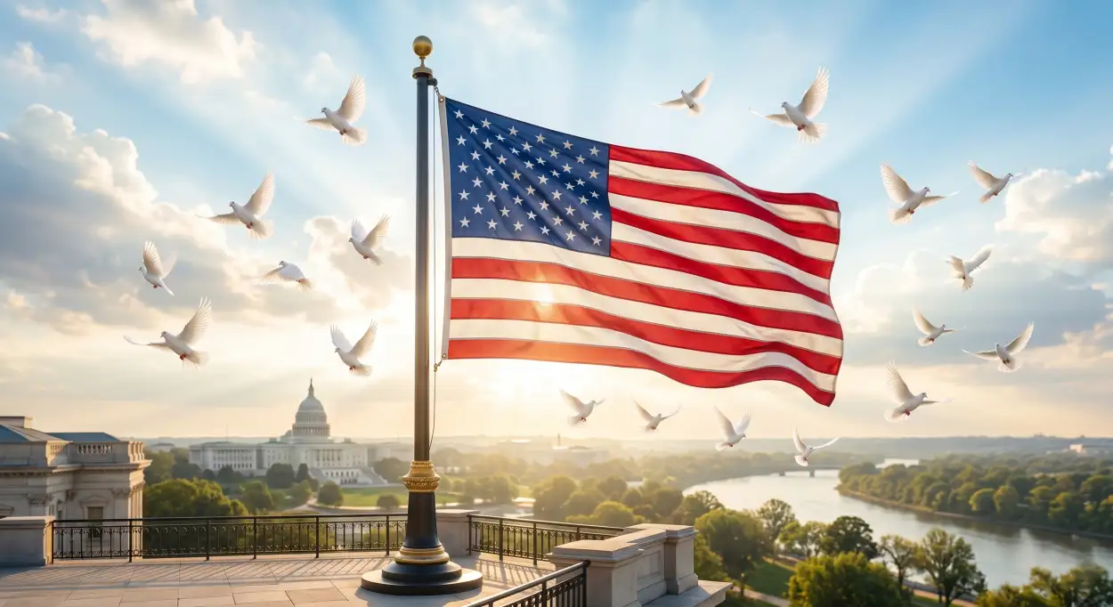 Free Download Usa Flag And Bald Eagle Patriotic Wallpaper Hd Quality - High Quality Usa Flag Image
