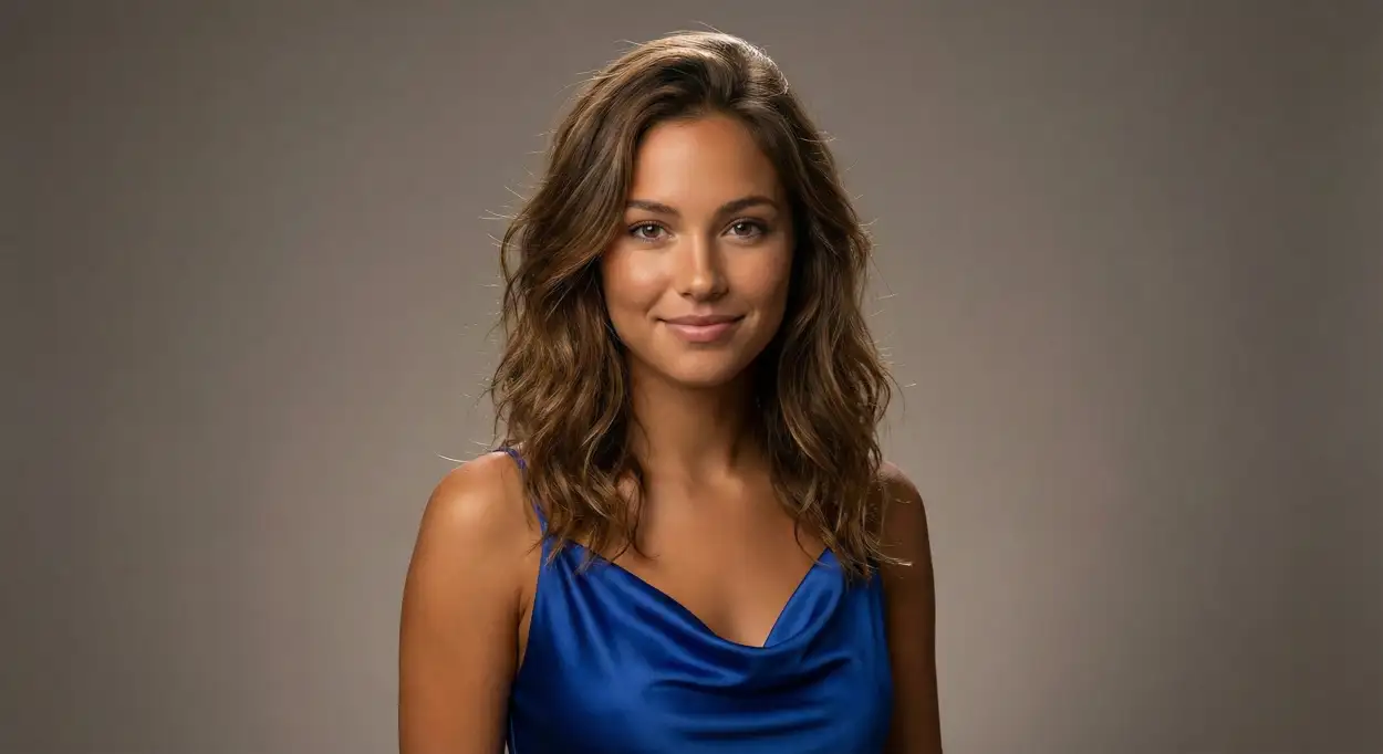 Free Download USA Studio Photography Soft Spotlight Shadows Blue Gown Model - High Quality Blue Picture Background