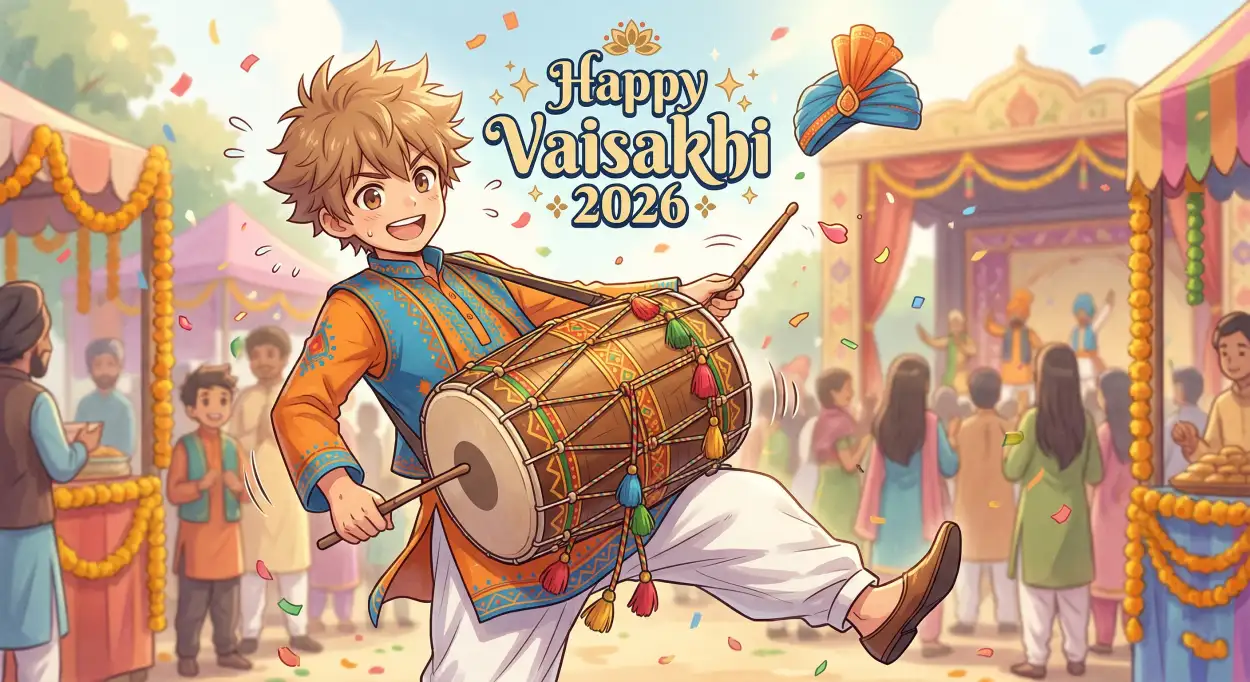 Free Download Vaisakhi 2026 Wishes For Boyfriend - High Quality Happy Vaisakhi 2026 Wishes Image