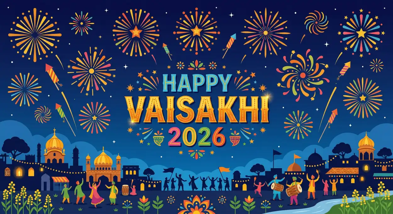 Free Download Vaisakhi 2026 Wishes For Colleagues - High Quality Happy Vaisakhi 2026 Wishes Image