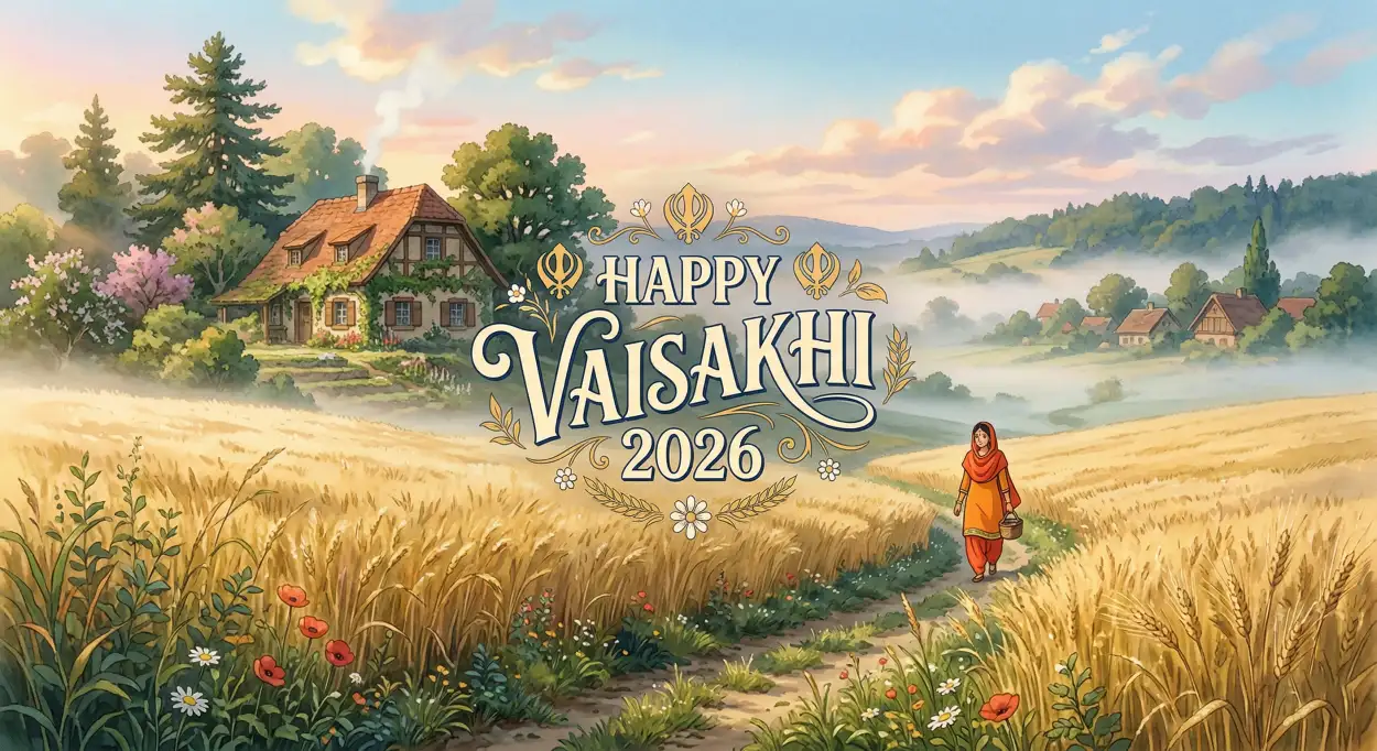 Free Download Vaisakhi 2026 Wishes For Elders - High Quality Happy Vaisakhi 2026 Wishes Image