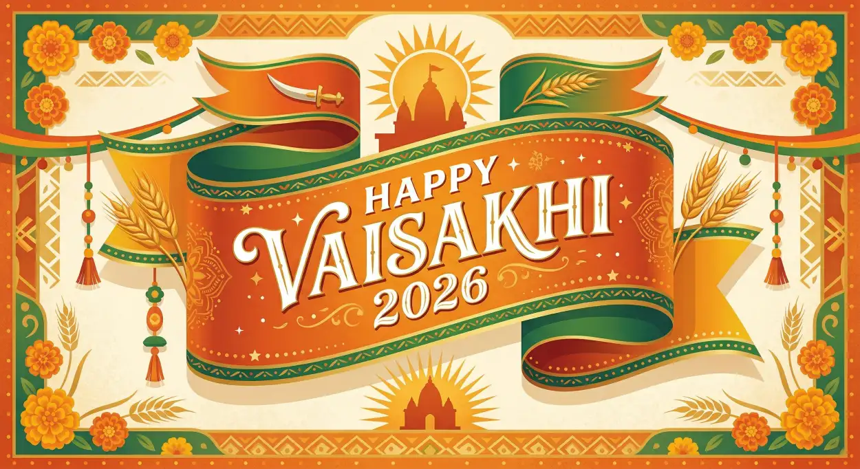 Free Download Vaisakhi 2026 Wishes For Email Messages - High Quality Happy Vaisakhi 2026 Wishes Image