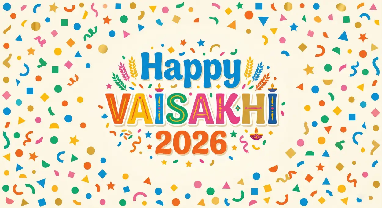Free Download Vaisakhi 2026 Wishes For Happiness - High Quality Happy Vaisakhi 2026 Wishes Image
