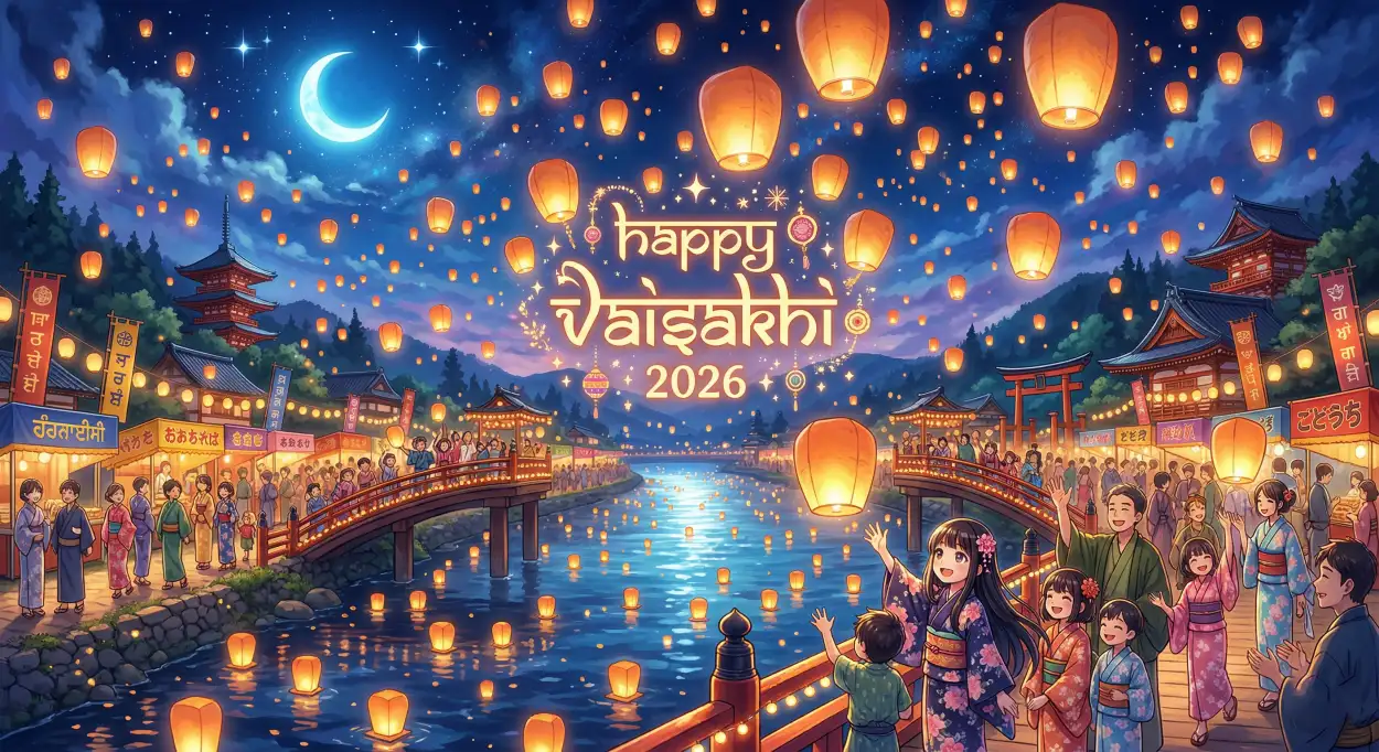 Free Download Vaisakhi 2026 Wishes For Social Media Post - High Quality Happy Vaisakhi 2026 Wishes Image