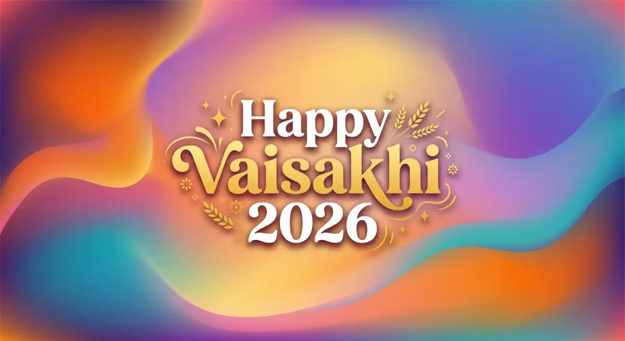 Free Download Vaisakhi 2026 Wishes One Line Quotes - High Quality Happy Vaisakhi 2026 Wishes Image