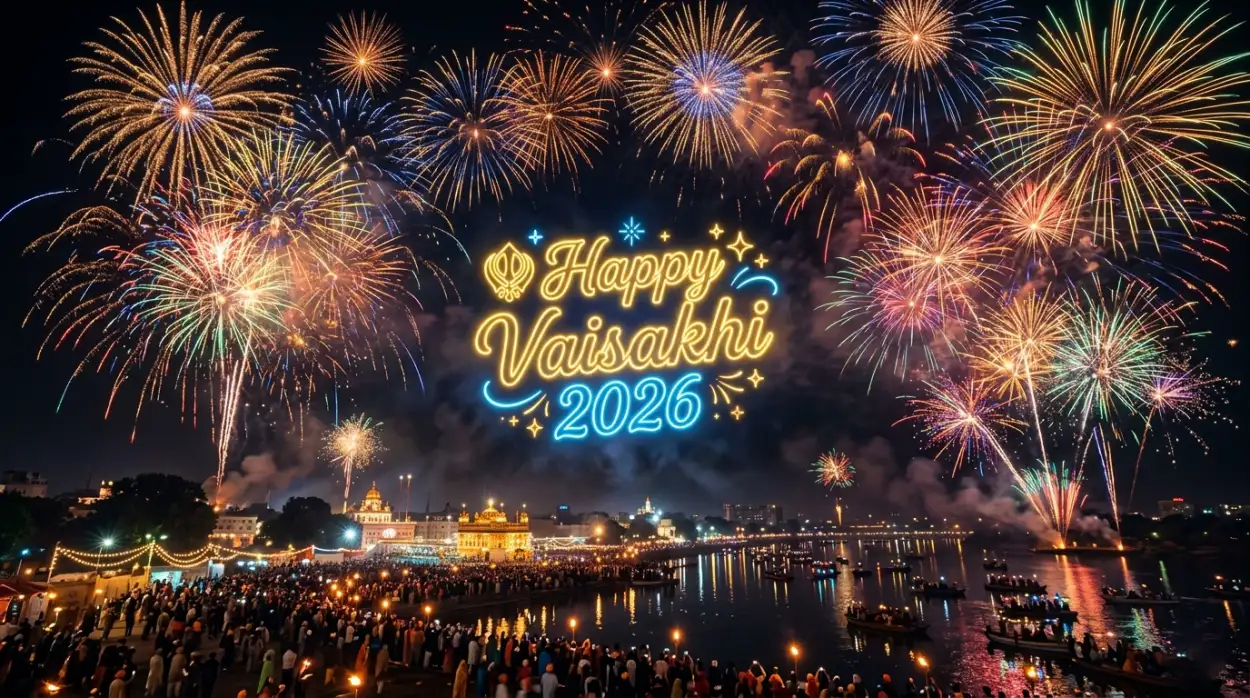 Free Download Vaisakhi 2026 Wishes Positive Vibes Quotes - High Quality Happy Vaisakhi 2026 Wishes Image