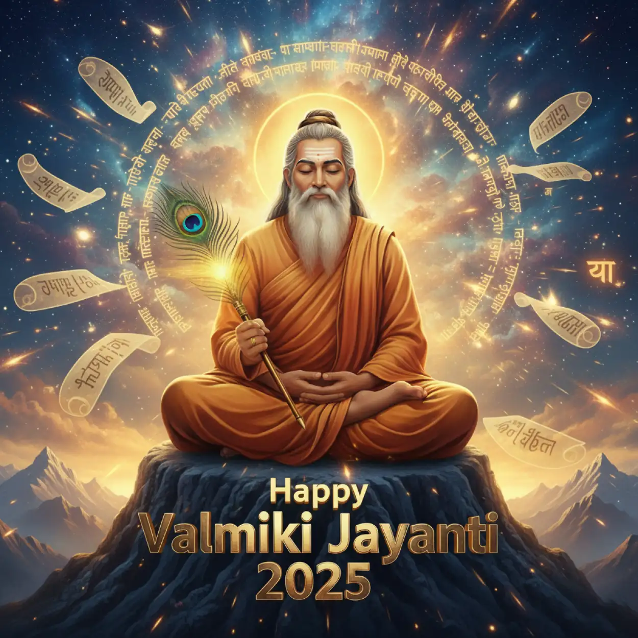 Free Download Valmiki Jayanti 2025 Hd Photos For Wallpaper - High Quality Happy Valmiki Jayanti 2025 Background