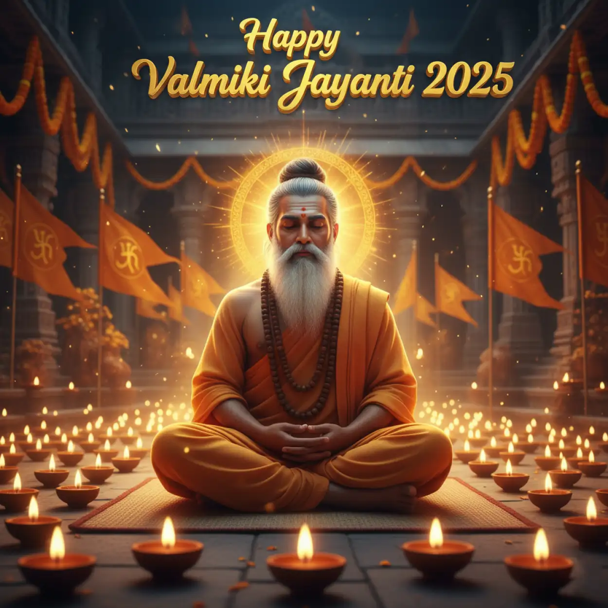 Free Download Valmiki Jayanti 2025 Photo Hd - High Quality Happy Valmiki Jayanti 2025 Background