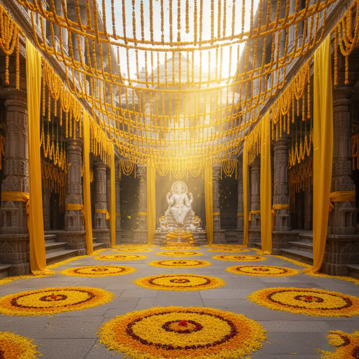 vasant panchami background event design