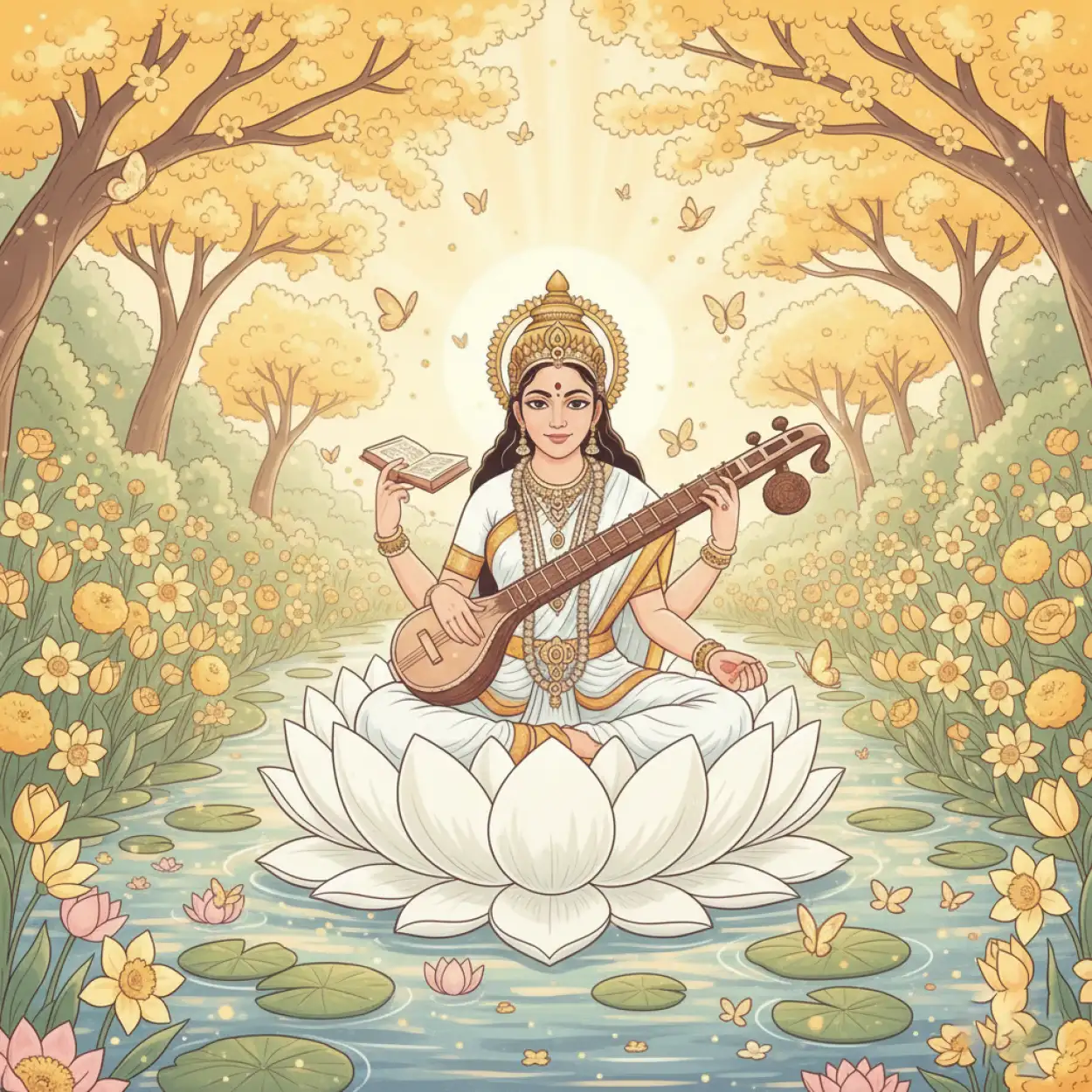 vasant panchami background for facebook post