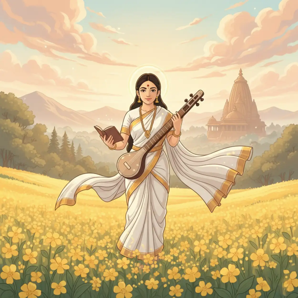 vasant panchami background for invitation card