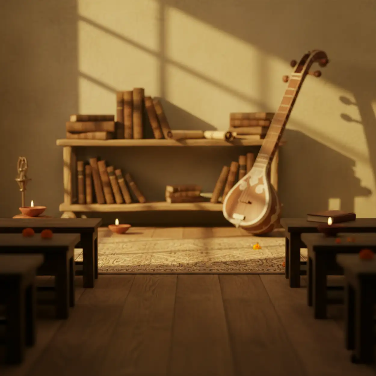 vasant panchami background modern art