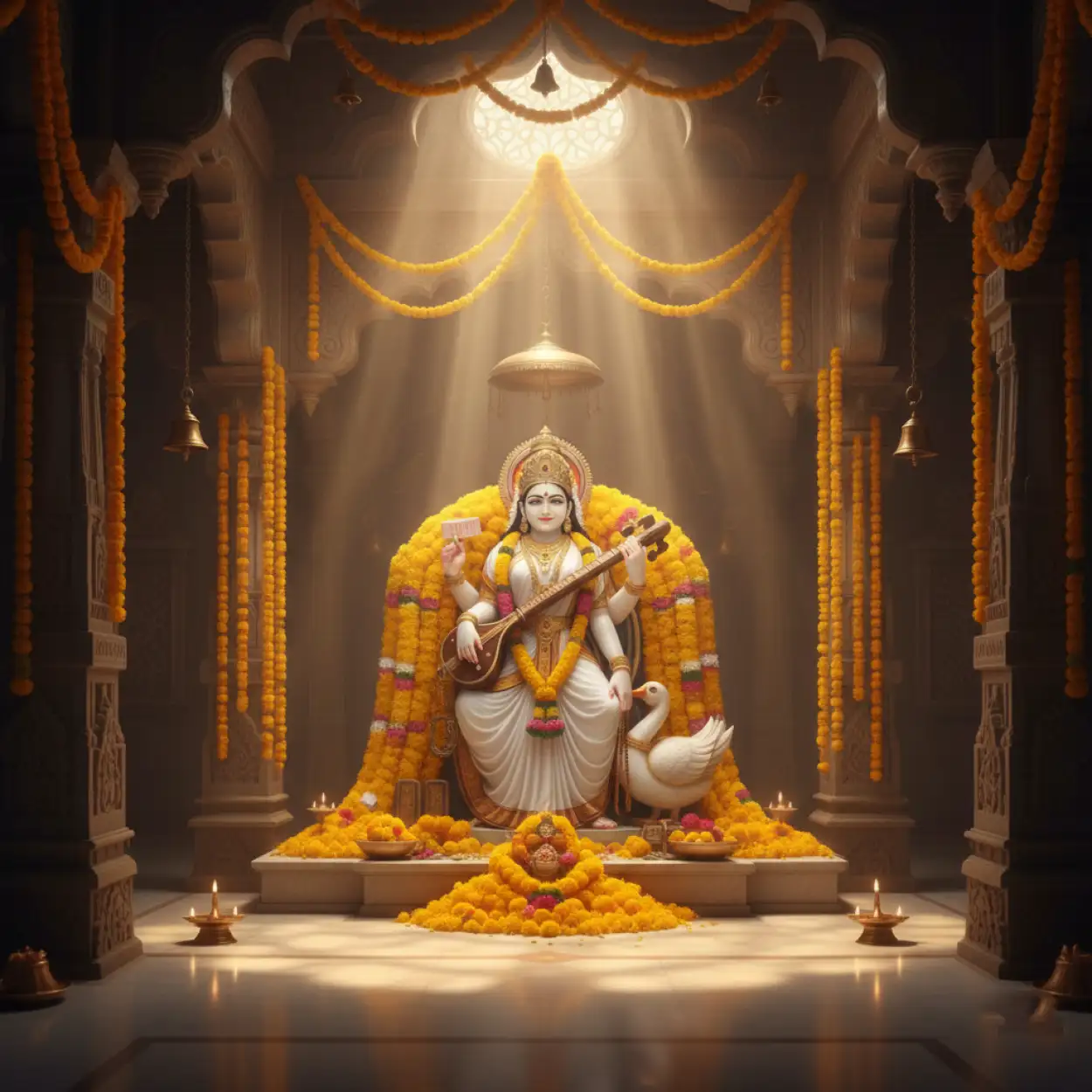 vasant panchami background yellow theme