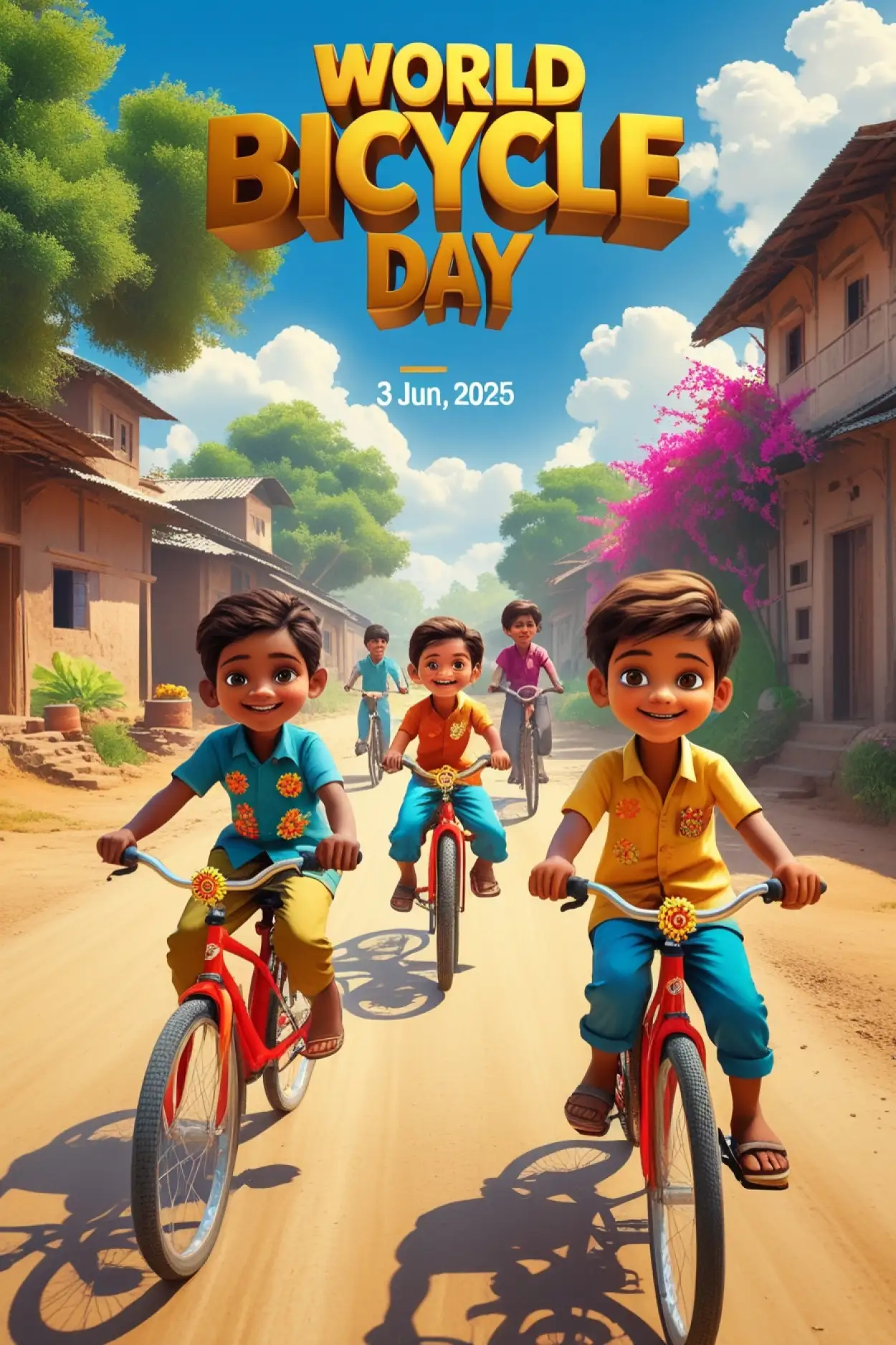 Vector Design Of World Bicycle Day - Royalty Free World Bicycle Day Image | Pngmagic Free Download Vector Design Of World Bicycle Day - High Quality World Bicycle Day Background