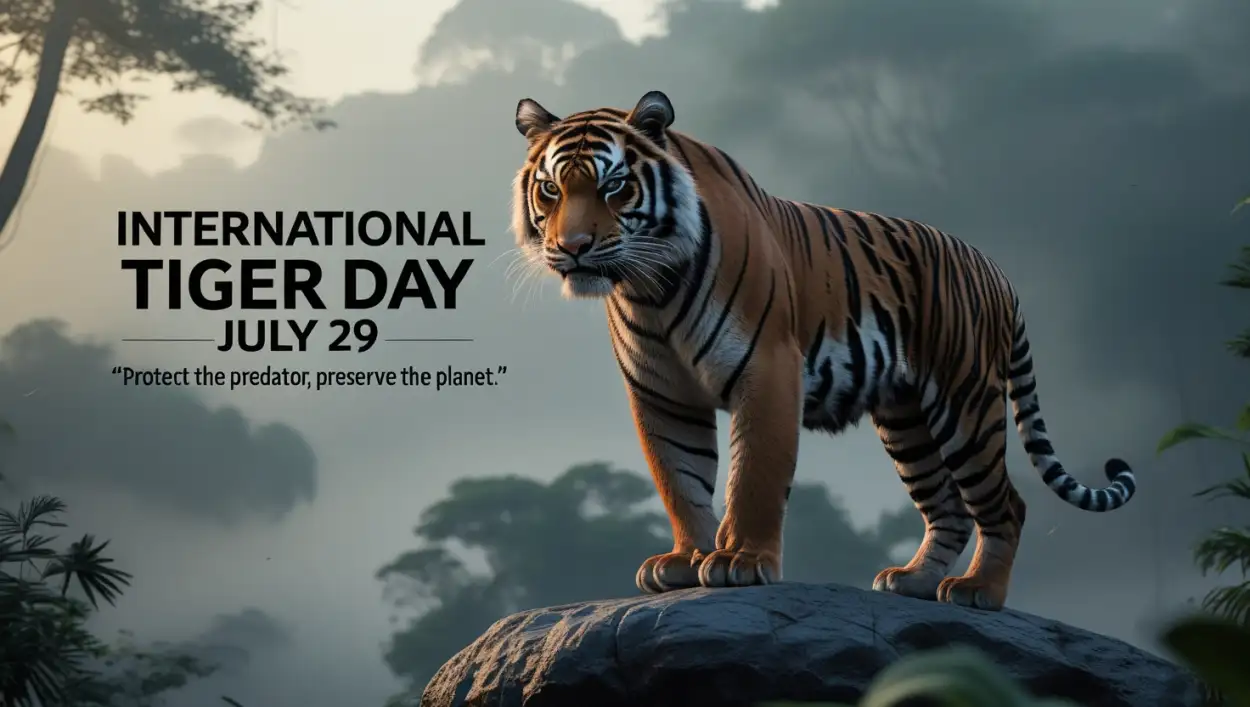 Vector Tiger Poster International Tiger Day - Royalty Free International Tiger Day Image | Pngmagic Free Download Vector Tiger Poster International Tiger Day - High Quality International Tiger Day Background