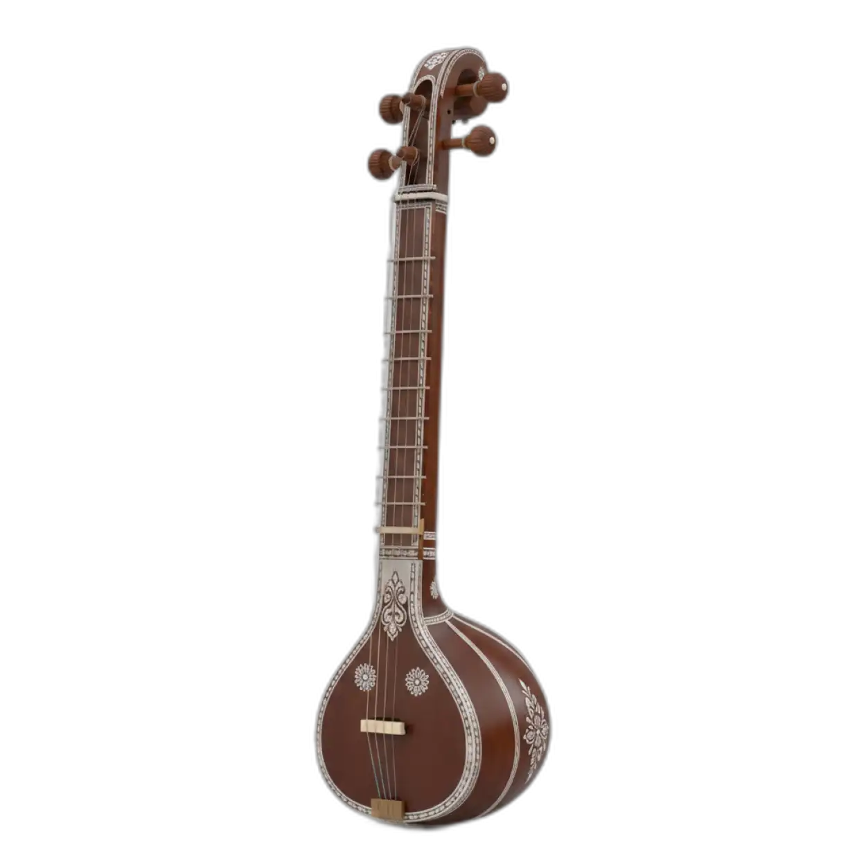 veena png realistic 3d render